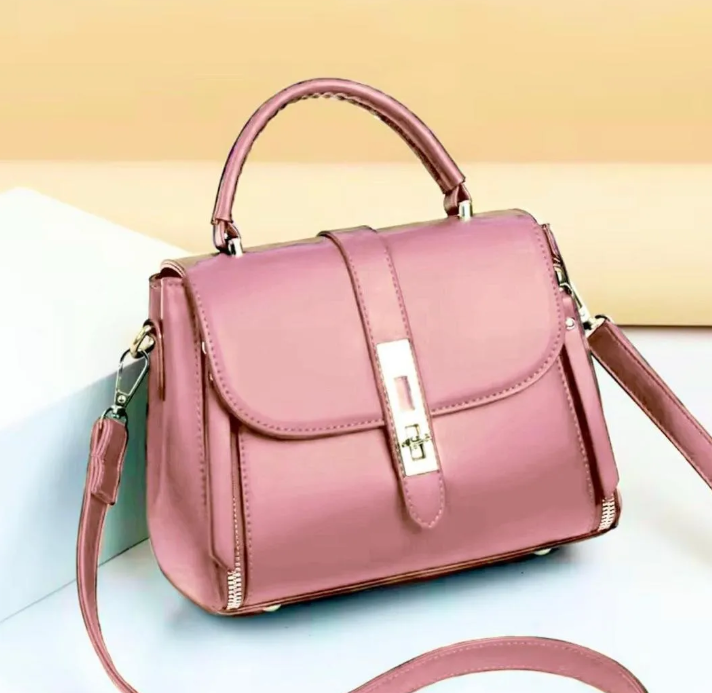 The "Blush Harmony" Satchel Bag