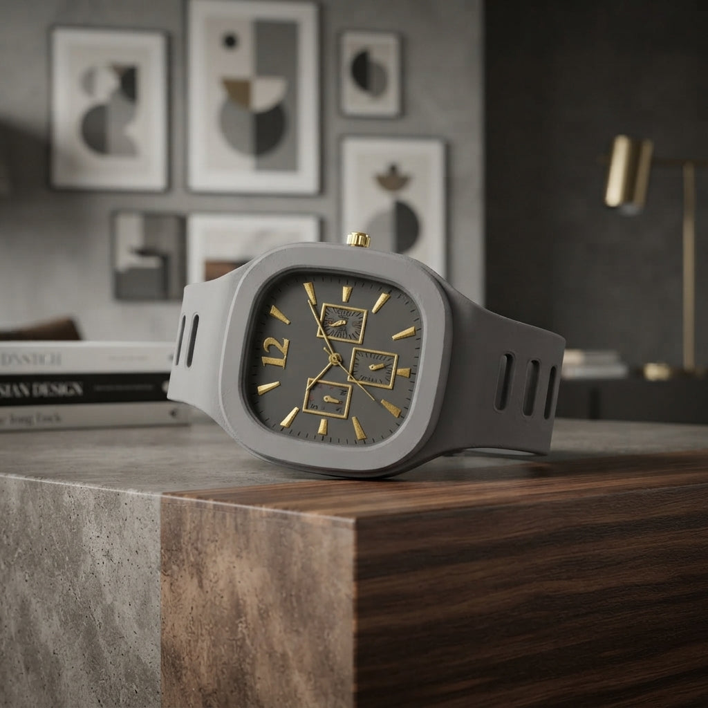 The Chrono-Sport Slate & Gold