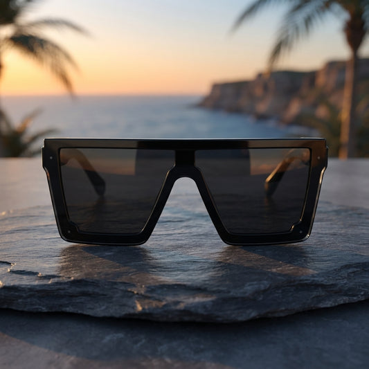 The Eclipse Flat-Top Shield Sunglasses