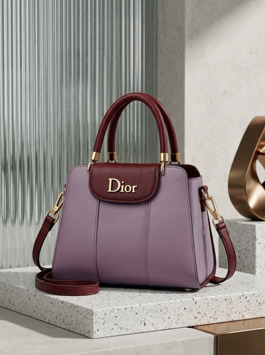 Dior Style Purple Shoulder Bag for Women