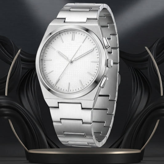 The Chrono-Minimalist – Steel Watch
