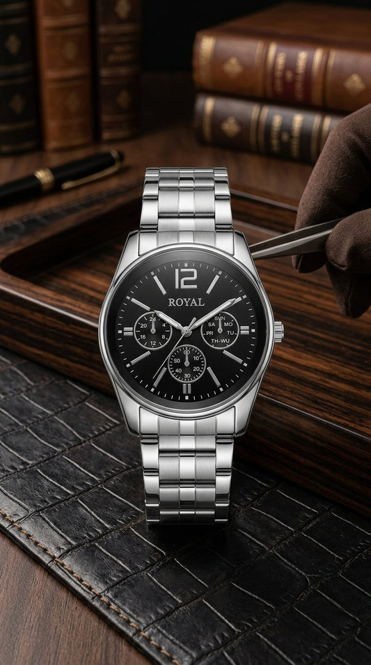 Royal Classic Chronograph – Premium Stainless Steel Men’s Watch