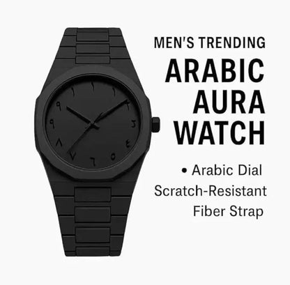 The Arabic Aura Chrono - Matte Black