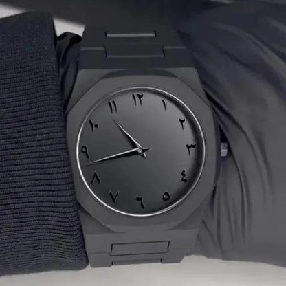 The Arabic Aura Chrono - Matte Black