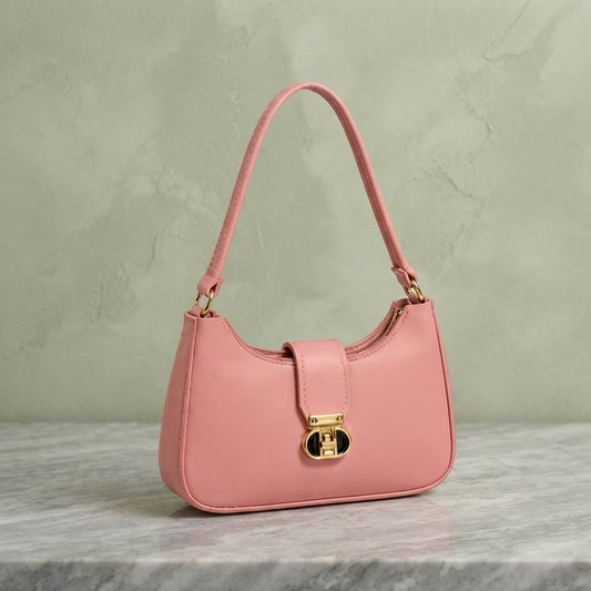 The Perfect Pop of Pink: Classic Shoulder Bag