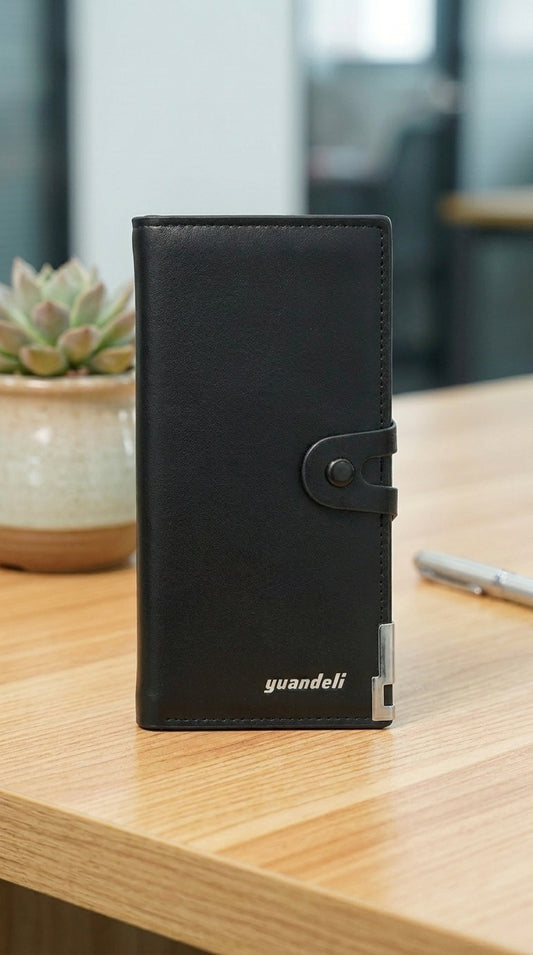Slim Multicolor Genuine Leather Bifold Wallet