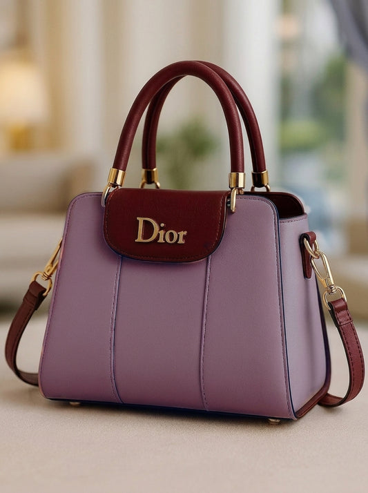 Dior Style Purple Shoulder Bag for Women