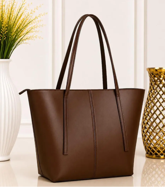 Everyday Elegance: The Classic Chocolate Tote Bag