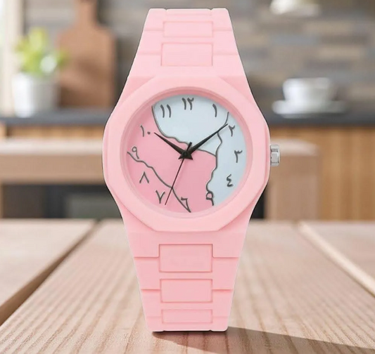 The Pastel Map Eastern-Dial Watch