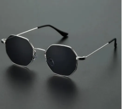 The Geometric Octagon Wire-Frame Sunglasses