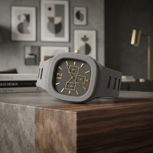 The Chrono-Sport Slate & Gold