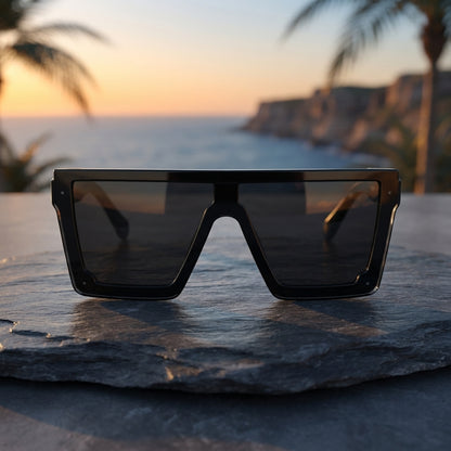 The Eclipse Flat-Top Shield Sunglasses