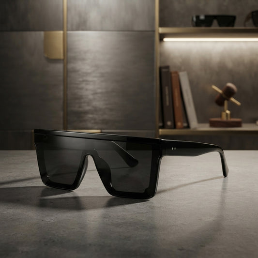 The Eclipse Flat-Top Shield Sunglasses