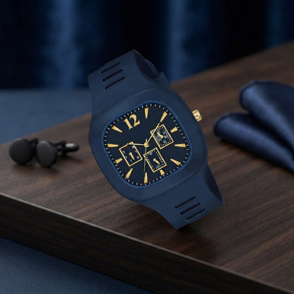 The Chrono-Sport Navy & Gold