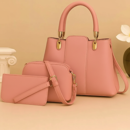 Blush Elegance 3-piece set flat lay