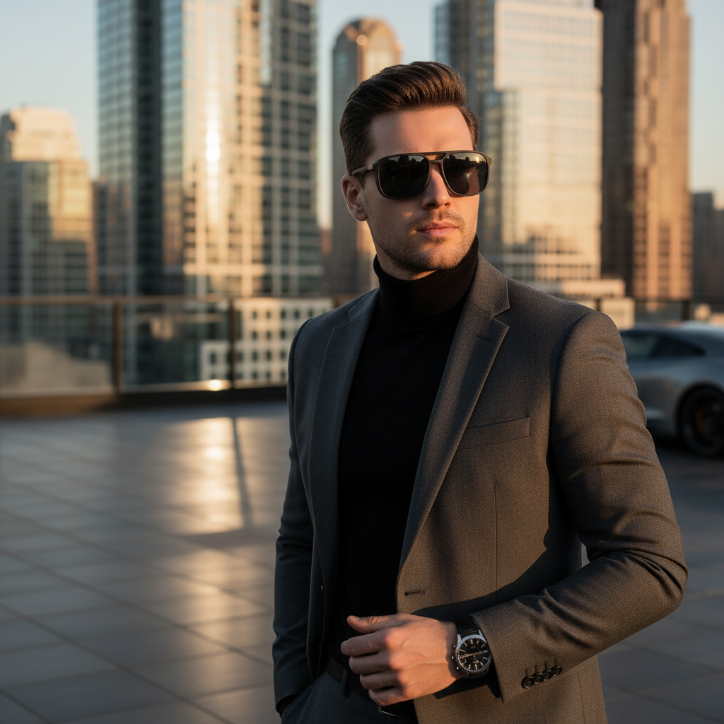 Noir Vanguard sunglasses lifestyle