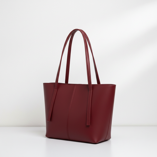 Crimson Classic Tote flat lay