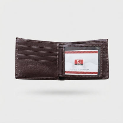 Organized Elegance: The Classic Leather Bifold Wallet