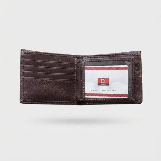 Organized Elegance: The Classic Leather Bifold Wallet