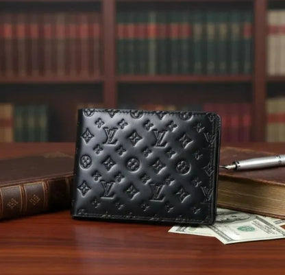 Signature Edition: Luxury Patterned Leather Bifold Wallet