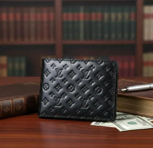 Signature Edition: Luxury Patterned Leather Bifold Wallet